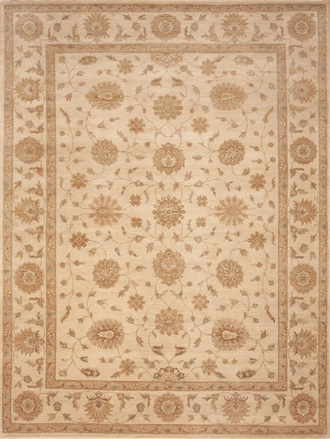 Chobi Beige Hand Knotted 811 X 1111 Area Rug 100-12223 Image 0