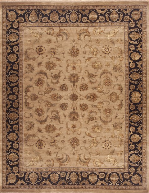 Jaipur Beige Hand Knotted 811 X 118 Area Rug 100-12224 Image 0