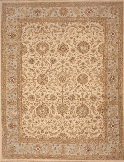 Chobi Beige Hand Knotted 90 X 1110 Area Rug 100-12227 Image 0