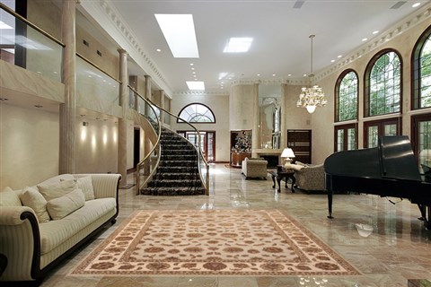 Jaipur Blue Hand Knotted 90 X 120 Area Rug 100-12229 Image 1