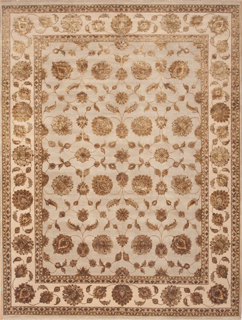 Jaipur Blue Hand Knotted 90 X 120 Area Rug 100-12229 Image 0