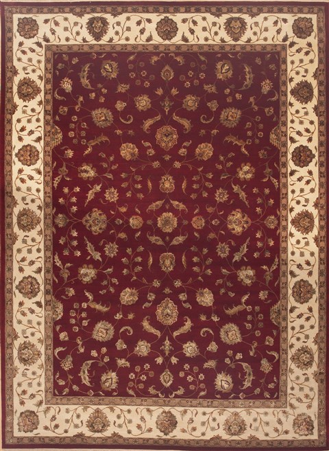 Chobi Red Hand Knotted 90 X 126  Area Rug 100-12230 Image 0