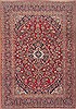 Kashan Red Hand Knotted 86 X 122  Area Rug 100-12238 Thumb 0