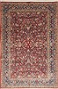 Yazd Red Hand Knotted 611 X 108  Area Rug 100-12240 Thumb 0