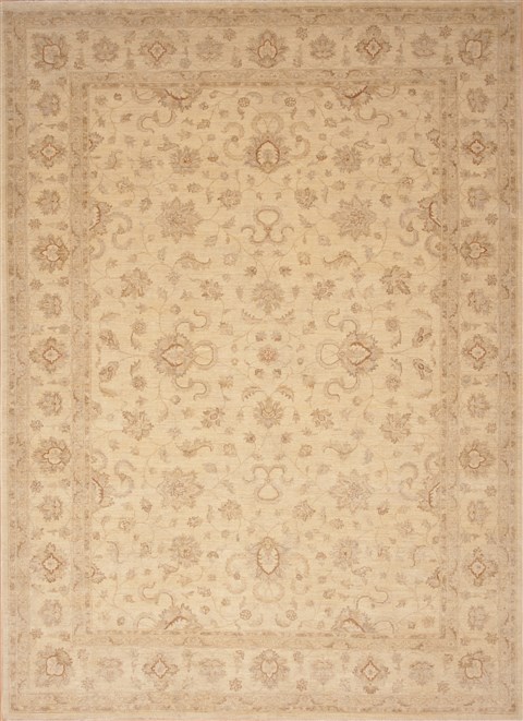 Chobi Yellow Hand Knotted 711 X 113 Area Rug 100-12241 Image 0