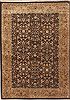 Pak-Persian Black Hand Knotted 41 X 59  Area Rug 100-12246 Thumb 0