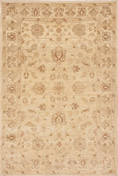 Chobi Yellow Hand Knotted 311 X 59 Area Rug 100-12250 Image 0