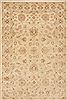 Chobi Yellow Hand Knotted 311 X 59  Area Rug 100-12250 Thumb 0