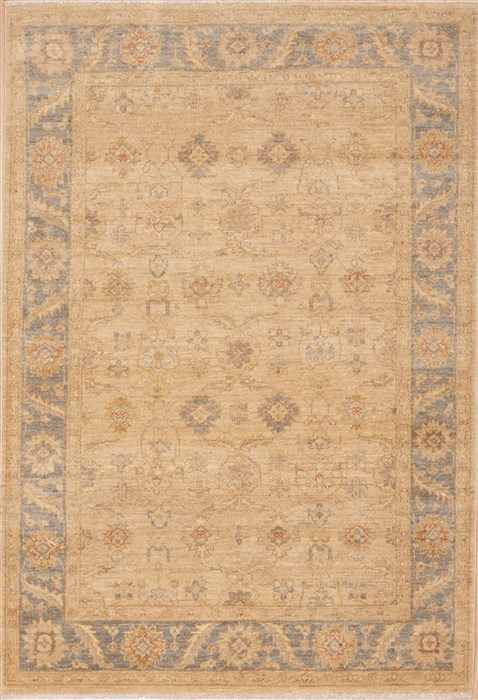 Chobi Yellow Hand Knotted 311 X 59 Area Rug 100-12252 Image 0