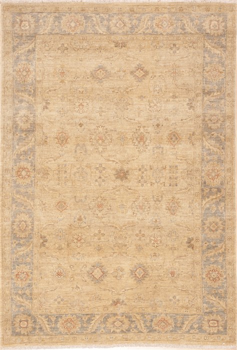 Chobi Yellow Hand Knotted 40 X 59 Area Rug 100-12253 Image 0