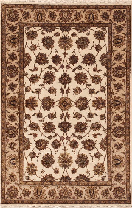 Jaipur Beige Hand Knotted 40 X 62 Area Rug 100-12256 Image 0