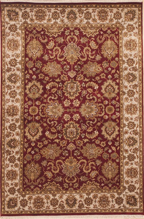 Jaipur Red Hand Knotted 40 X 62 Area Rug 100-12266 Image 0
