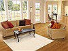 Modern Beige Hand Knotted 48 X 66 Area Rug 100-12271 Thumb 5