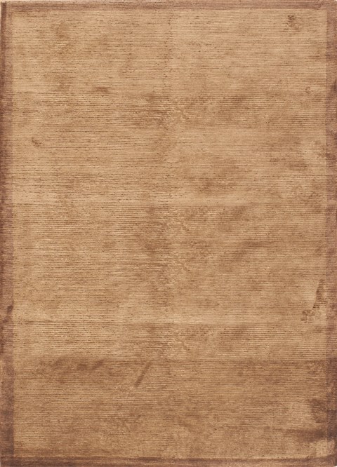 Modern Brown Hand Knotted 45 X 65 Area Rug 100-12279 Image 0