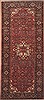 Hamedan Red Runner Hand Knotted 50 X 116  Area Rug 100-12286 Thumb 0