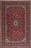 Kashan Red Hand Knotted 67 X 102  Area Rug 100-12287 Thumb 0