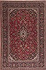 Kashan Red Hand Knotted 67 X 102 Area Rug 100-12287 Thumb 0