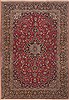 Kashan Red Hand Knotted 75 X 109  Area Rug 100-12288 Thumb 0