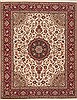 Tabriz Red Square Hand Knotted 68 X 82  Area Rug 100-12290 Thumb 0