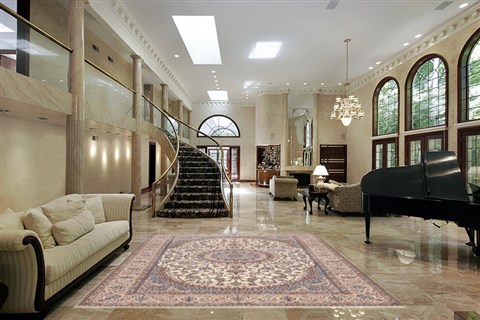 Nain Beige Hand Knotted 68 X 102 Area Rug 100-12307 Image 1