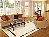 Modern Beige Hand Knotted 68 X 99 Area Rug 100-12317 Thumb 4
