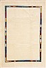 Modern Beige Hand Knotted 68 X 99  Area Rug 100-12317 Thumb 0