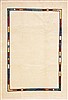 Modern Beige Hand Knotted 68 X 99 Area Rug 100-12317 Thumb 0