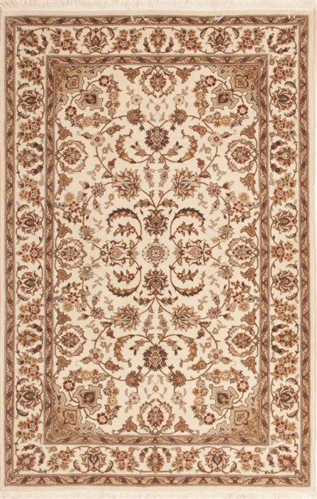 Sino-Persian Beige Hand Knotted 39 X 59 Area Rug 100-12324 Image 0