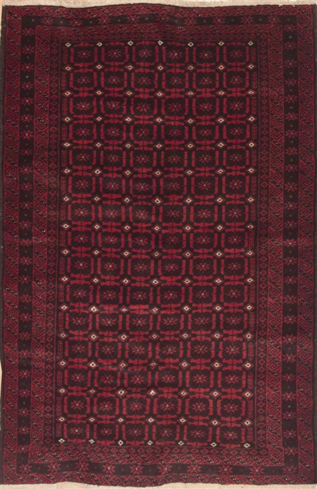 Baluch Red Hand Knotted 36 X 58  Area Rug 100-12330 Image 0