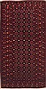 Baluch Red Hand Knotted 37 X 71  Area Rug 100-12334 Thumb 0