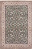 Nain Green Hand Knotted 69 X 100 Area Rug 100-12341 Thumb 0