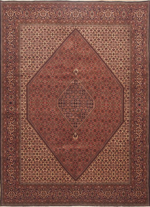 Bidjar Red Hand Knotted 81 X 113 Area Rug 100-12349 Image 0