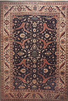 Karajeh Blue Hand Knotted 13'5" X 20'3"  Area Rug 100-12351