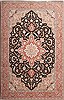 Tabriz Purple Hand Knotted 70 X 100 Area Rug 100-12354 Thumb 0