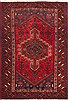 Hamedan Red Hand Knotted 33 X 40  Area Rug 100-12355 Thumb 0