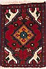 Hamedan Red Hand Knotted 14 X 20  Area Rug 100-12385 Thumb 0