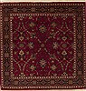 Jaipur Red Square Hand Knotted 50 X 50  Area Rug 251-12388 Thumb 0