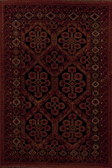 Kashmir Orange Hand Knotted 40 X 58 Area Rug 251-12390 Image 0