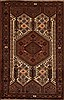 Hamedan White Hand Knotted 44 X 69  Area Rug 251-12400 Thumb 0