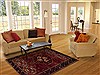 Sirjan Red Hand Knotted 47 X 70 Area Rug 251-12403 Thumb 5