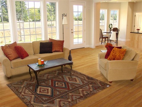 Kazak Red Hand Knotted 52 X 74 Area Rug 251-12412 Image 5