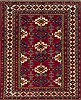 Kazak Red Hand Knotted 62 X 75  Area Rug 251-12413 Thumb 0