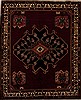 Hamedan Red Hand Knotted 49 X 60  Area Rug 251-12421 Thumb 0