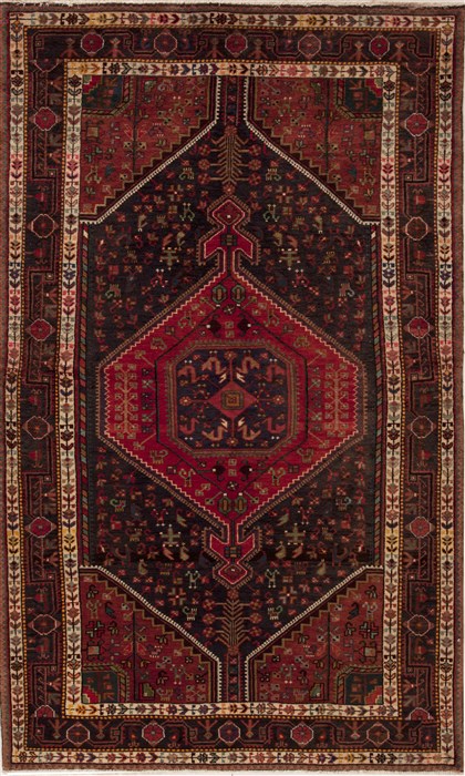 Hamedan Blue Hand Knotted 411 X 82 Area Rug 251-12424 Image 0