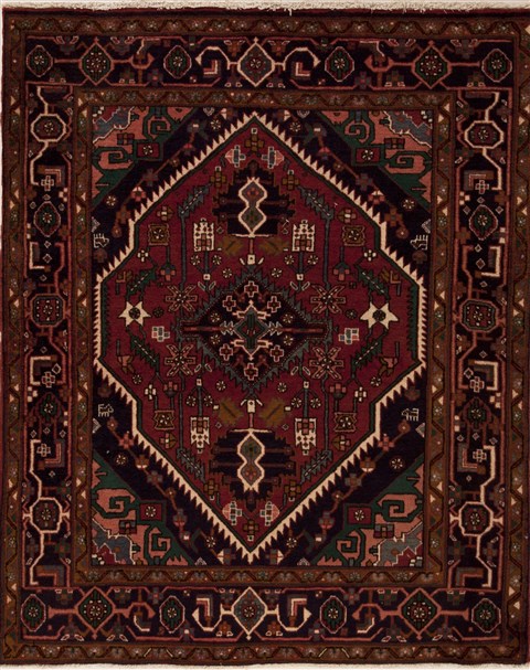 Heriz Red Hand Knotted 56 X 611  Area Rug 251-12428 Image 0