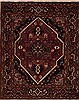 Heriz Red Hand Knotted 56 X 611  Area Rug 251-12428 Thumb 0