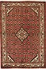 Hamedan Purple Hand Knotted 45 X 66  Area Rug 251-12434 Thumb 0