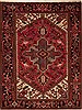 Hamedan Red Hand Knotted 48 X 61  Area Rug 251-12445 Thumb 0