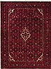 Hossein Abad Red Hand Knotted 50 X 69  Area Rug 251-12454 Thumb 0