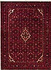Hossein Abad Red Hand Knotted 50 X 69 Area Rug 251-12454 Thumb 0